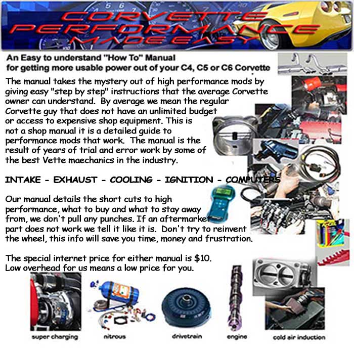 corvette performance modifications upgrades