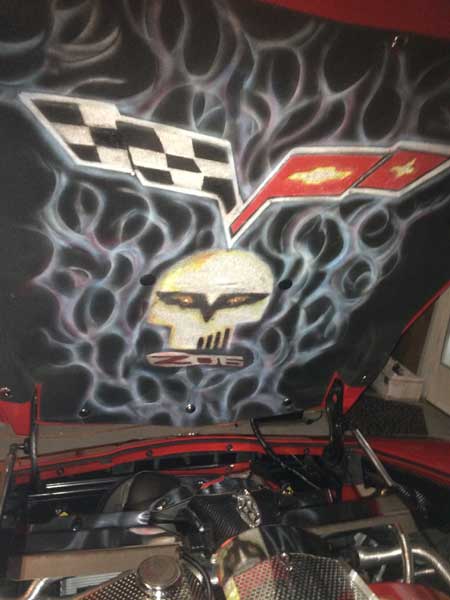 corvette airbrushing