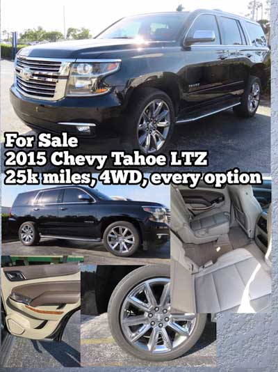 2015 chevy tahoe ltz for sale