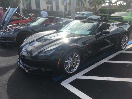 larry's 08 Vette and Toms 08 Mustang GT took top honors at the show